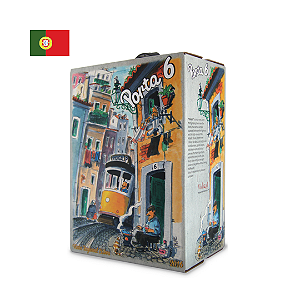 Vinho Porta 6 tinto Bag In Box 3L